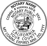 Circle Notary Stamp